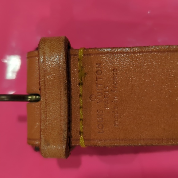 LV EUC Authentic Luggage Strap Poignant Approx 8 Length 2 Wide - Picture 7 of 7